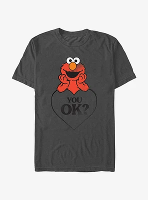 Sesame Street Elmo You Ok Heart T-Shirt