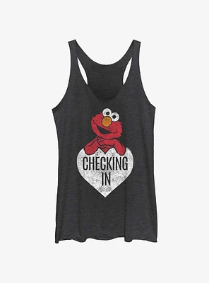 Sesame Street Elmo Checking White Girls Tank