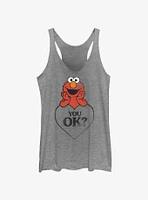 Sesame Street Elmo You Ok Heart Girls Tank