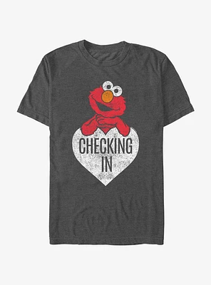 Sesame Street Elmo Checking White T-Shirt