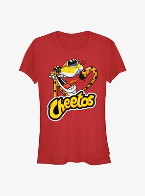 Cheetos Chester Eating Girls T-Shirt
