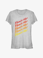 Cheetos Flamin Hot Repeat Gradient Girls T-Shirt