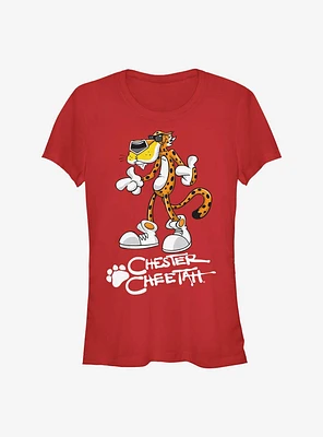 Cheetos Standing Chester Cheetah Girls T-Shirt