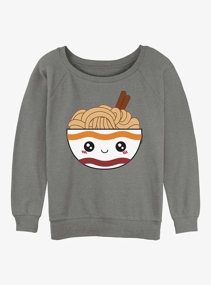Maruchan Noodle Bowl Girls Slouchy Sweatshirt