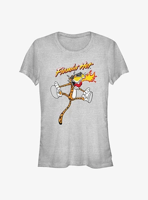 Cheetos Flamin Hot Jumping Chester Girls T-Shirt