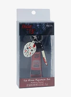 Friday The 13th Lip Gloss Key Chain Set