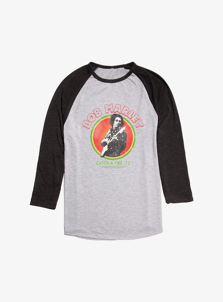 Bob Marley Catch A Fire '73 Raglan