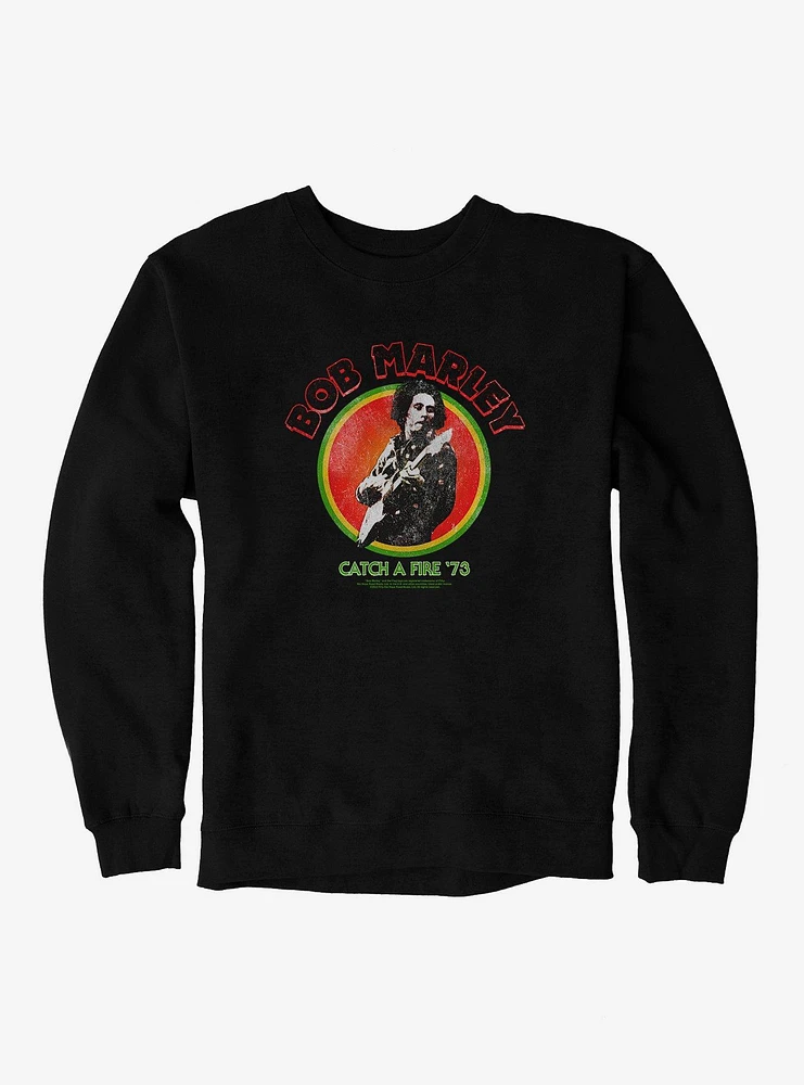 Bob Marley Catch A Fire '73 Sweatshirt