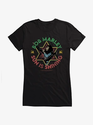 Bob Marley Sun Is Shining Girls T-Shirt