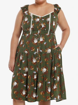 Her Universe Studio Ghibli® My Neighbor Totoro Foliage Midi Dress Plus