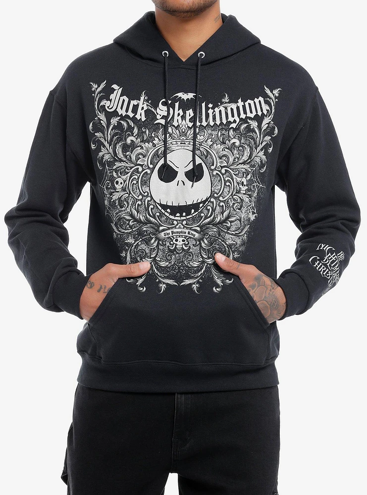 The Nightmare Before Christmas Jack Filigree Hoodie