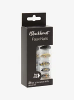 Blackheart Black & Gold Witchy Faux Nail Set