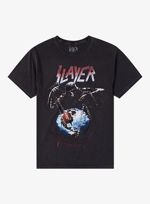 Slayer Chained World Dyed T-Shirt