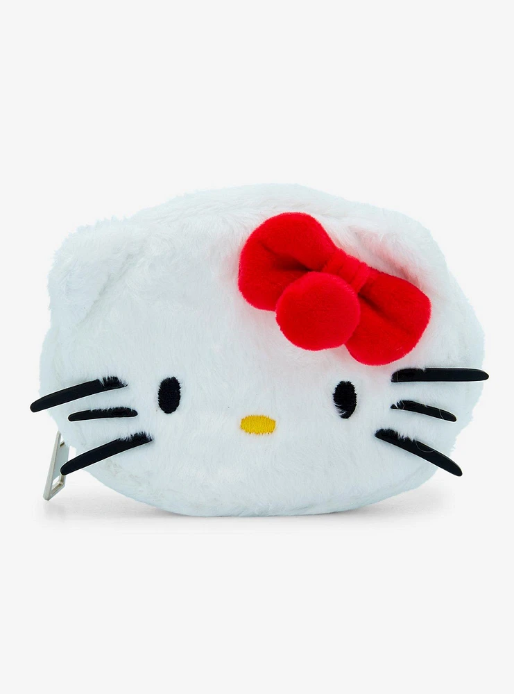 Hello Kitty Fuzzy Mini Makeup Bag