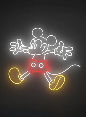 Disney Mickey Mouse Figural LED Neon Wall Light