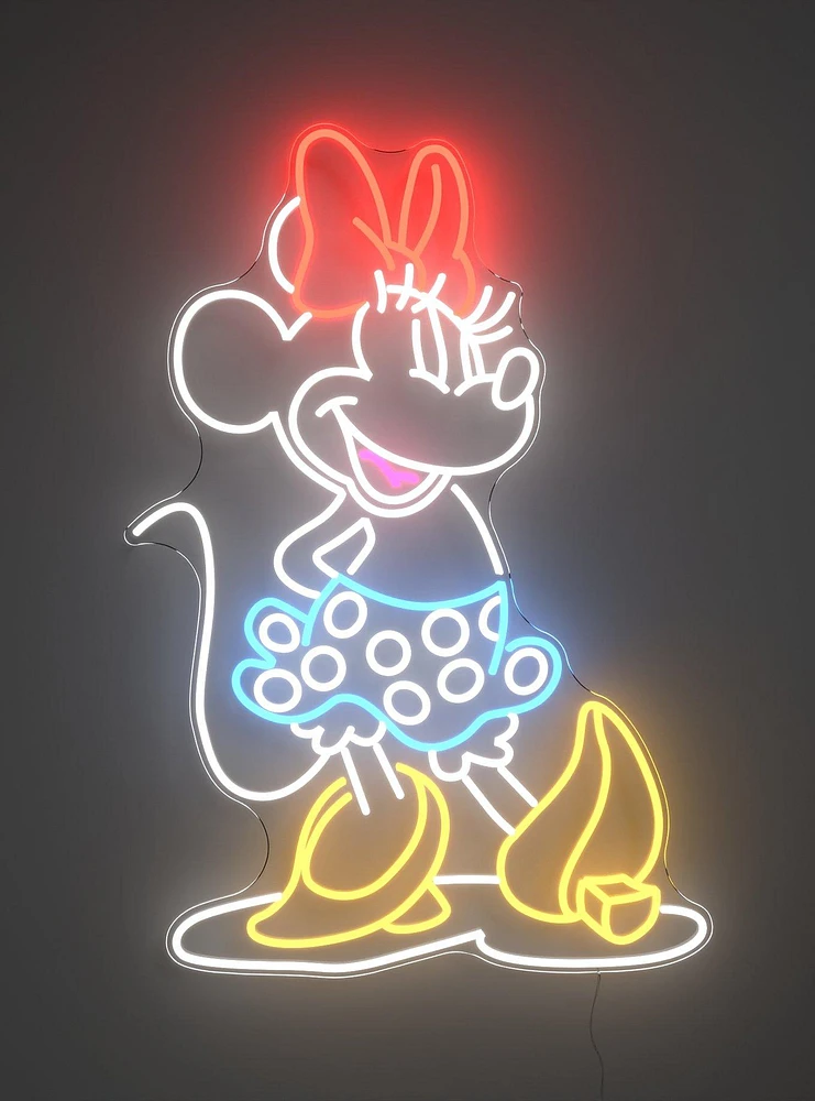 Disney Minnie Mouse Figural LED Neon Wall Light