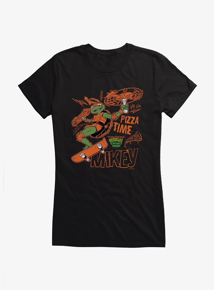 Teenage Mutant Ninja Turtles Pizza Time Girls T-Shirt