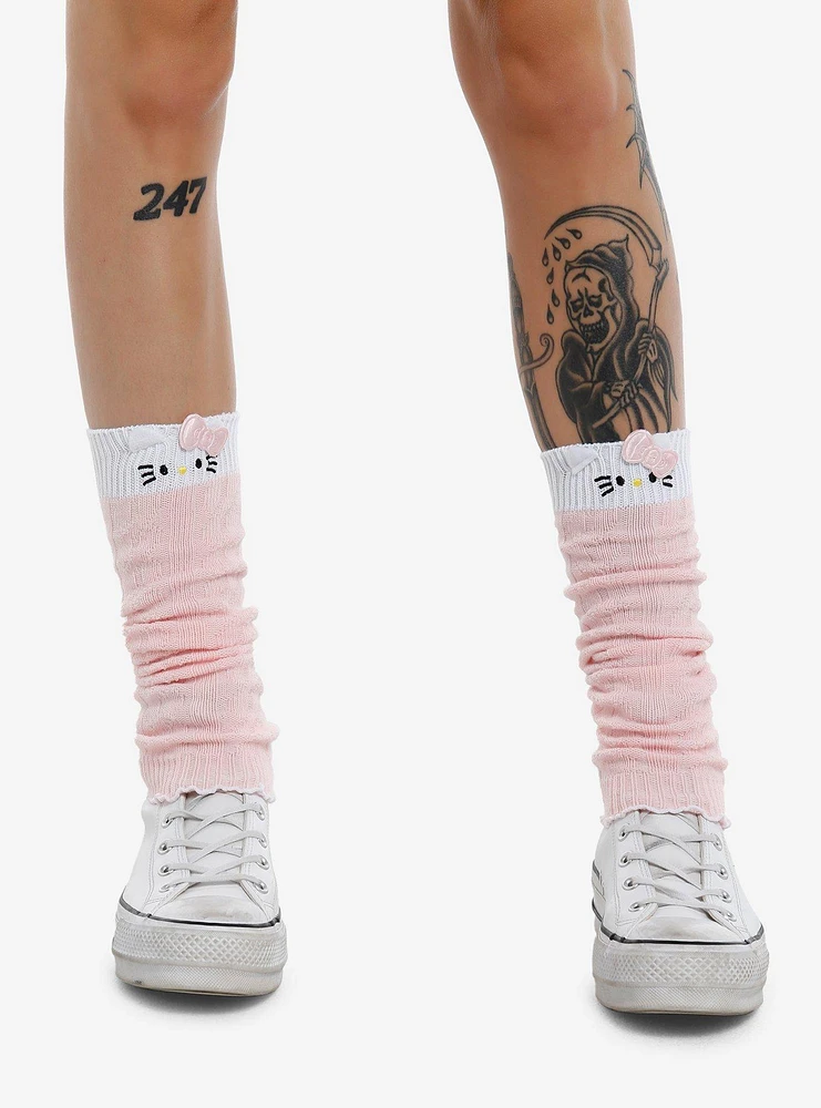 Hello Kitty Face Leg Warmers