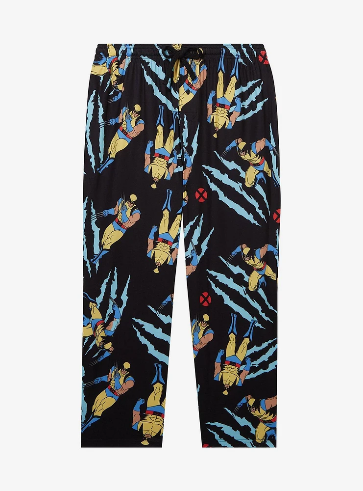 Marvel X-Men Wolverine Allover Print Women's Plus Sleep Pants — BoxLunch Exclusive