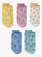 Disney Winnie the Pooh Characters Allover Print Sock Set