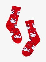 Sanrio Hello Kitty Sporty Allover Print Crew Socks — BoxLunch Exclusive