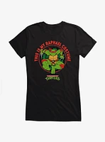 Teenage Mutant Ninja Turtles Raphael Costume Girls T-Shirt