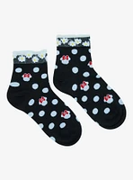 Disney Minnie Mouse Floral Lace Ankle Socks