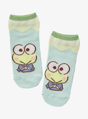 Keroppi Wagara Pastel No-Show Socks