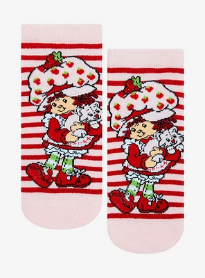 Strawberry Shortcake Vintage Stripe No-Show Socks