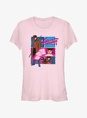 X-Men '97 Gambit Cards Girls T-Shirt