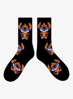 Disney Lilo & Stitch Pumpkin Stitch Allover Print Crew Socks - BoxLunch Exclusive