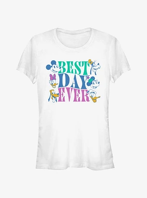 Disney Mickey Mouse Best Day With Friends Girls T-Shirt