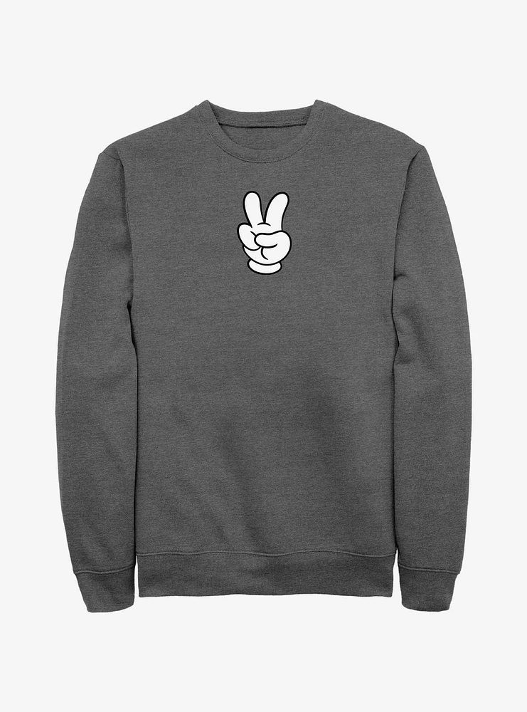 Disney Mickey Mouse Peace Hand Sweatshirt