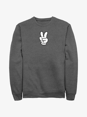 Disney Mickey Mouse Peace Hand Sweatshirt