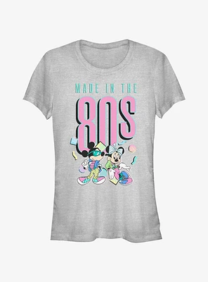 Disney Mickey Mouse & Minnie Made The 80s Girls T-Shirt