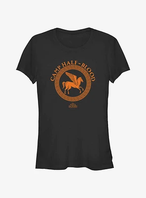 Disney Percy Jackson And The Olympians Camp Half Blood Icon Logo Girls T-Shirt