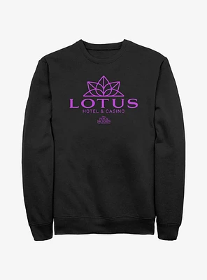 Disney Percy Jackson And The Olympians Lotus Hotel & Casino Logo Sweatshirt