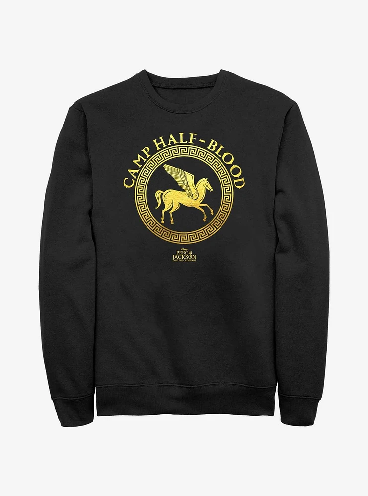 Disney Percy Jackson And The Olympians Camp Half Blood Emblem Logo Sweatshirt