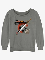 Disney Percy Jackson And The Olympians Riptide Sword Girls Slouchy Sweatshirt