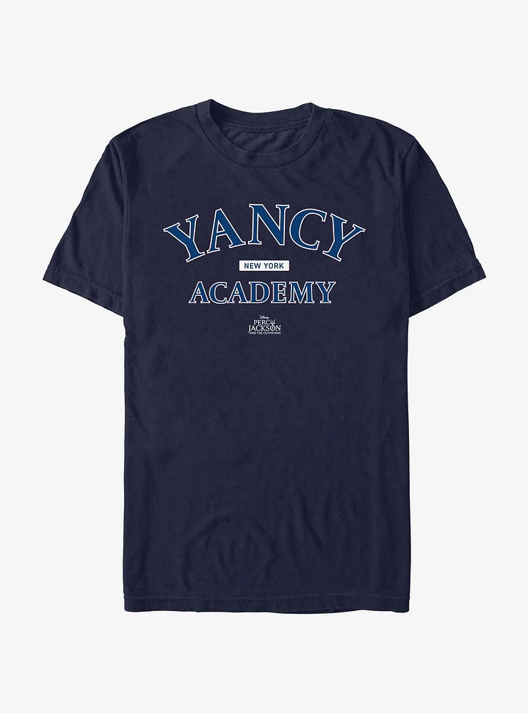 Disney Percy Jackson And The Olympians Yancy Academy Logo T-Shirt