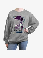 Disney Percy Jackson And The Olympians Annabeth Chase Geometric Girls Oversized Sweatshirt