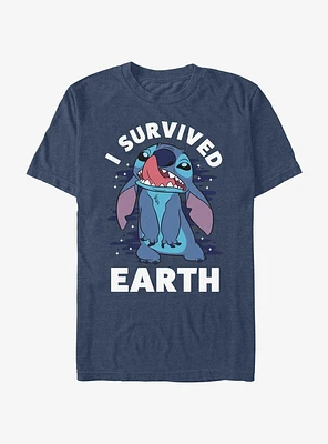 Disney Lilo & Stitch I Survived Earth T-Shirt