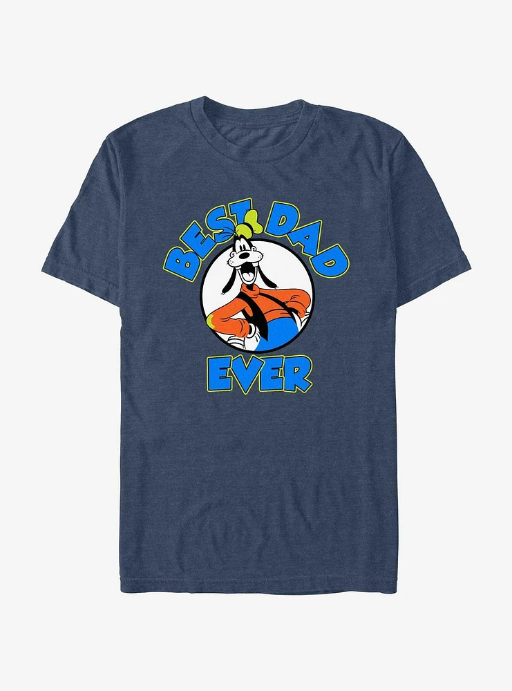 Disney Goofy Best Dad Ever Circle T-Shirt