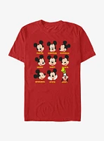 Disney Mickey Mouse & Goofy Expressions T-Shirt