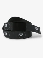 8 Ball Snap-Buckle Belt