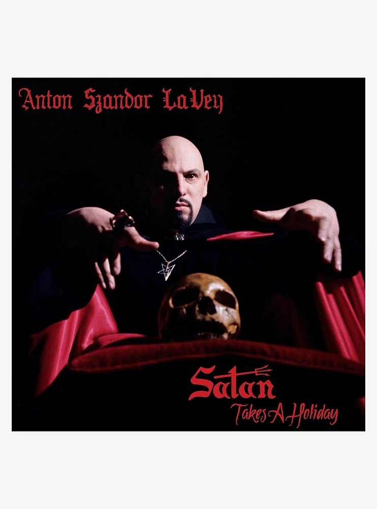 Anton Lavey Satan Takes A Holiday (Red Marble) Vinyl LP