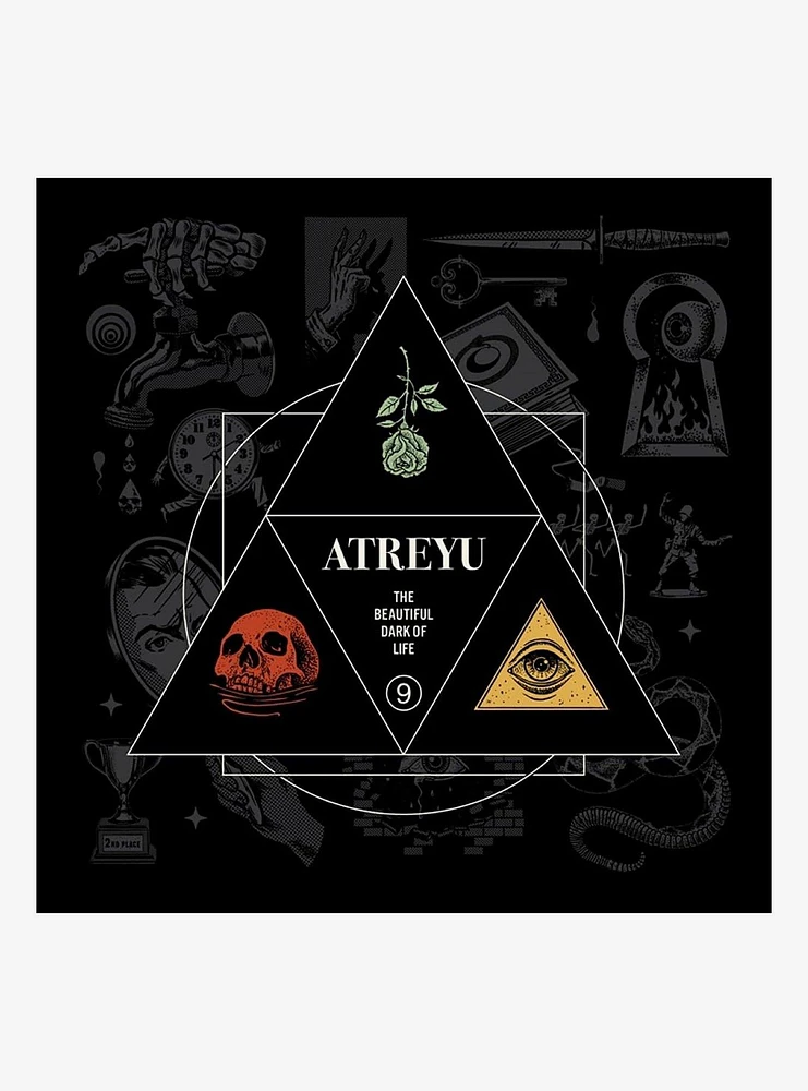 Atreyu Beautiful Dark Of Life (Glow in the Dark Clear) Vinyl LP