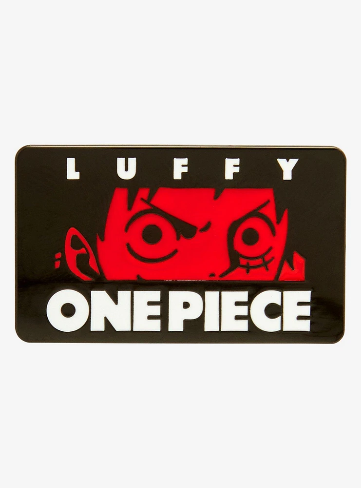 One Piece Monkey D. Luffy Eyes Panel Enamel Pin - BoxLunch Exclusive