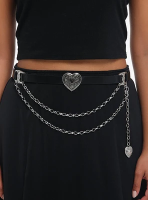 Heart Western Chain Belt