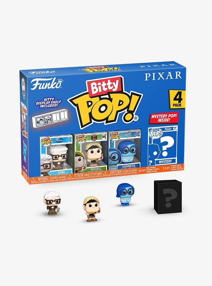 Funko Disney Pixar Bitty Pop! Carl Vinyl Figure Set